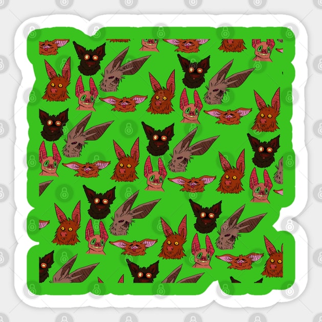 Bats Sticker by VazMas Design